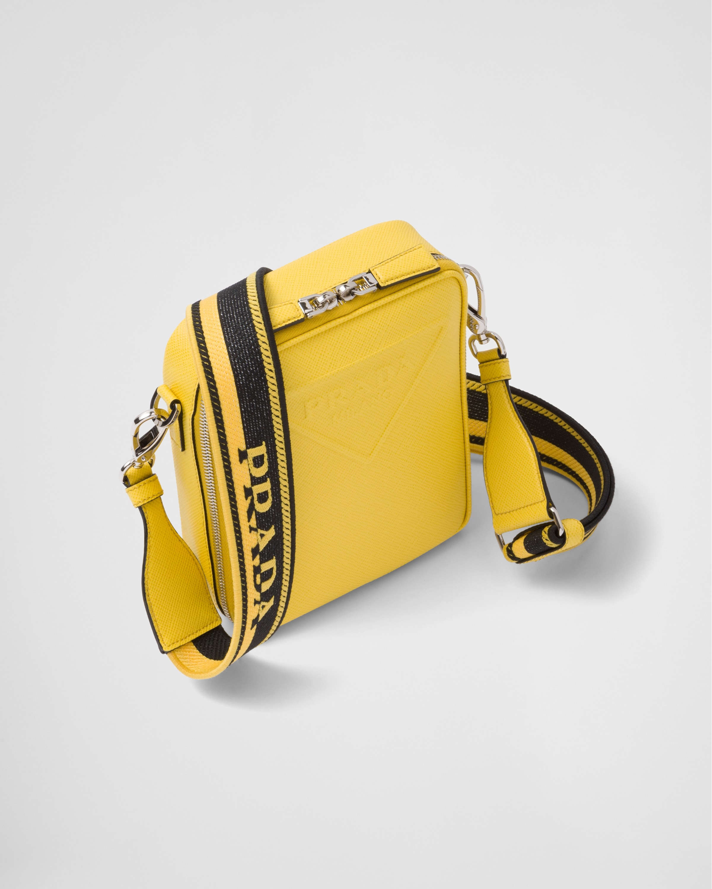 Saffiano leather shoulder bag - 3