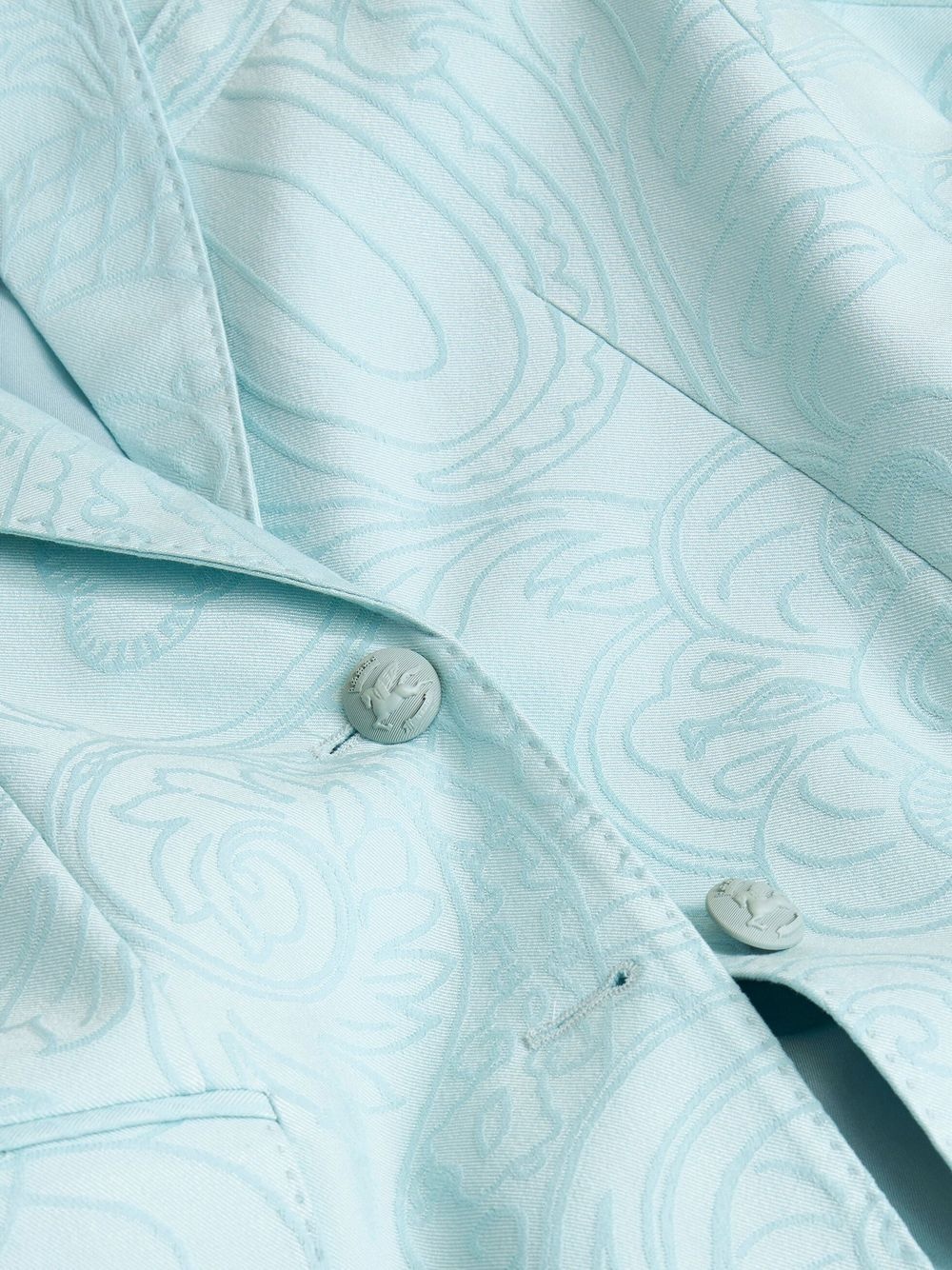 paisley-print blazer - 4