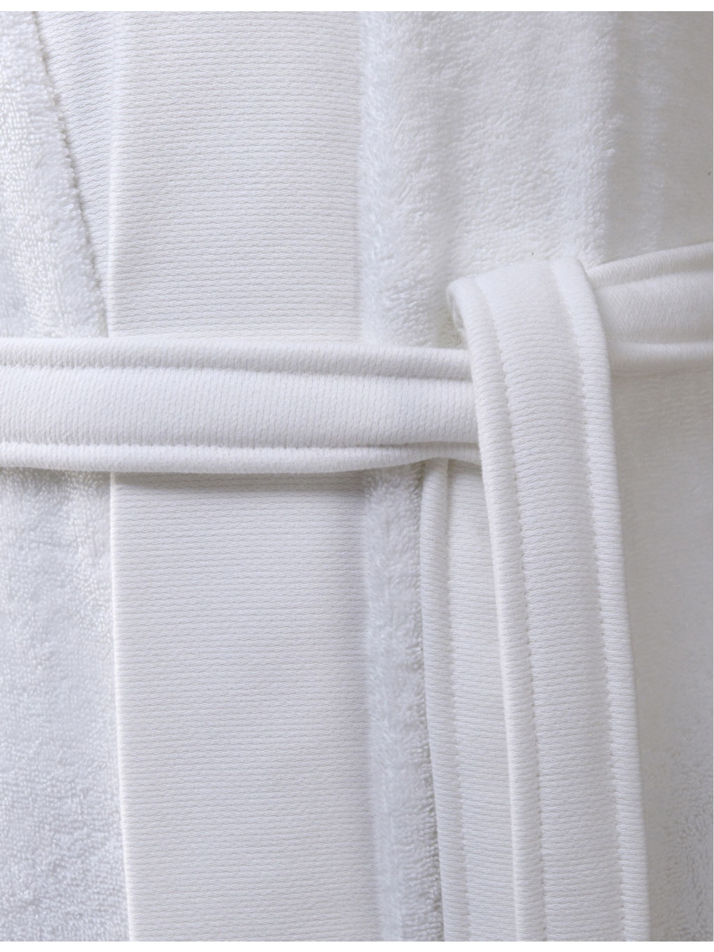 Logo-embroidered kimono terry cotton dressing gown - 4