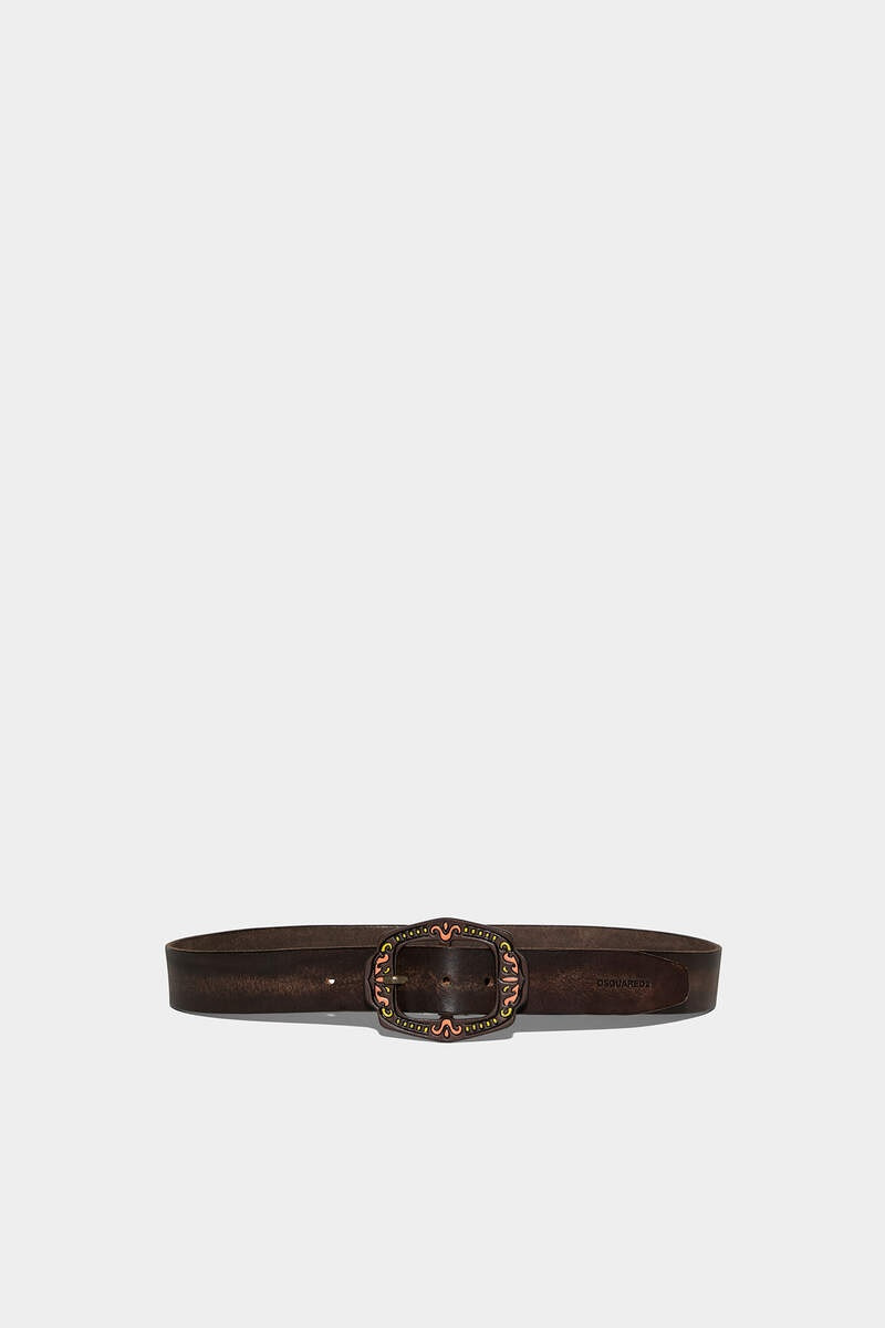 DSQUARED2 WESTERN BUCKLE BELT outlook