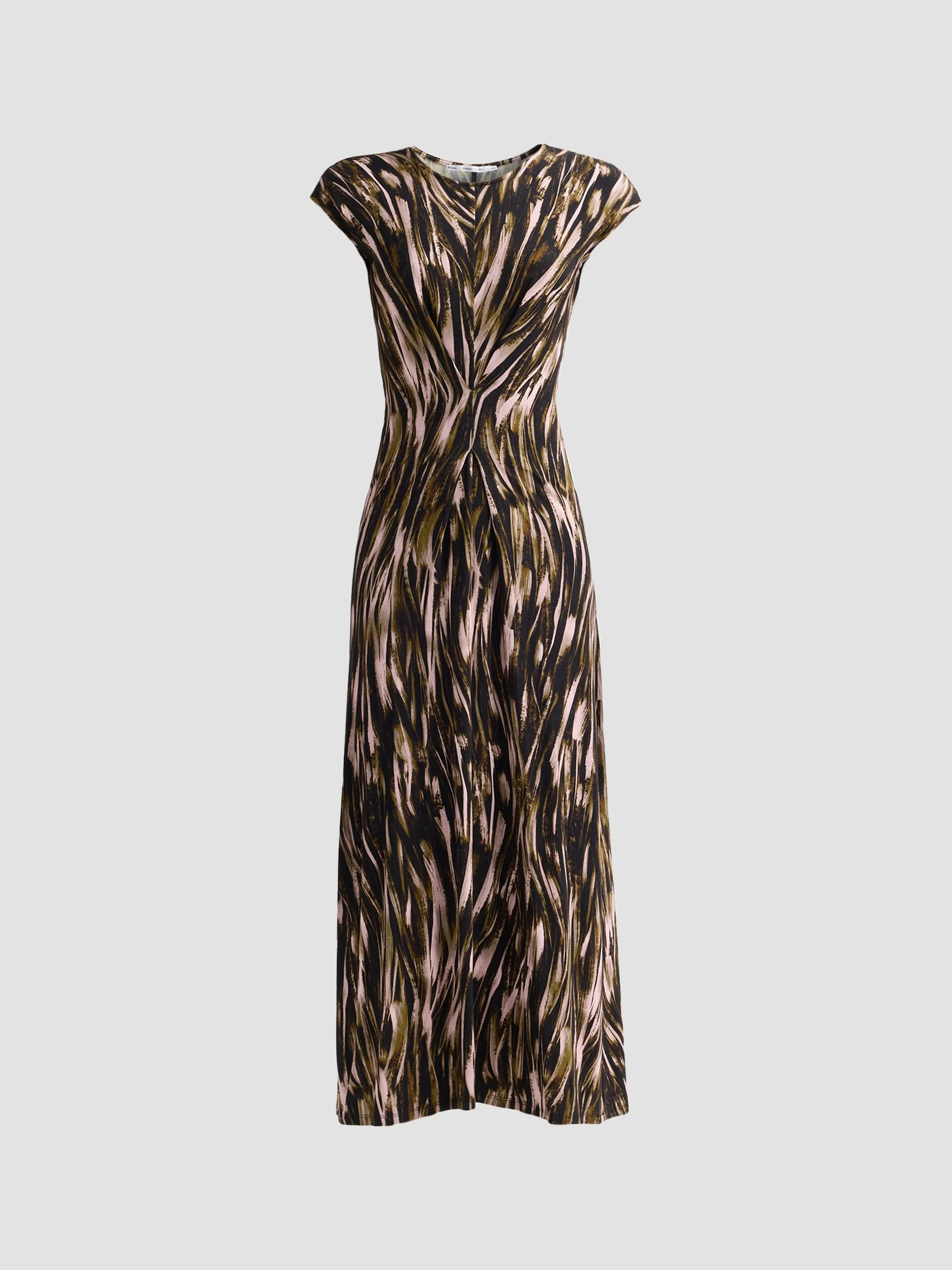 Women's Miranda Printed Jersey Midi Dress - Willow Multi - 1