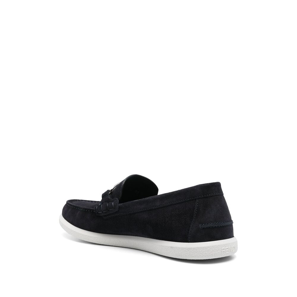 Fendi Blue Loafers Men - 2