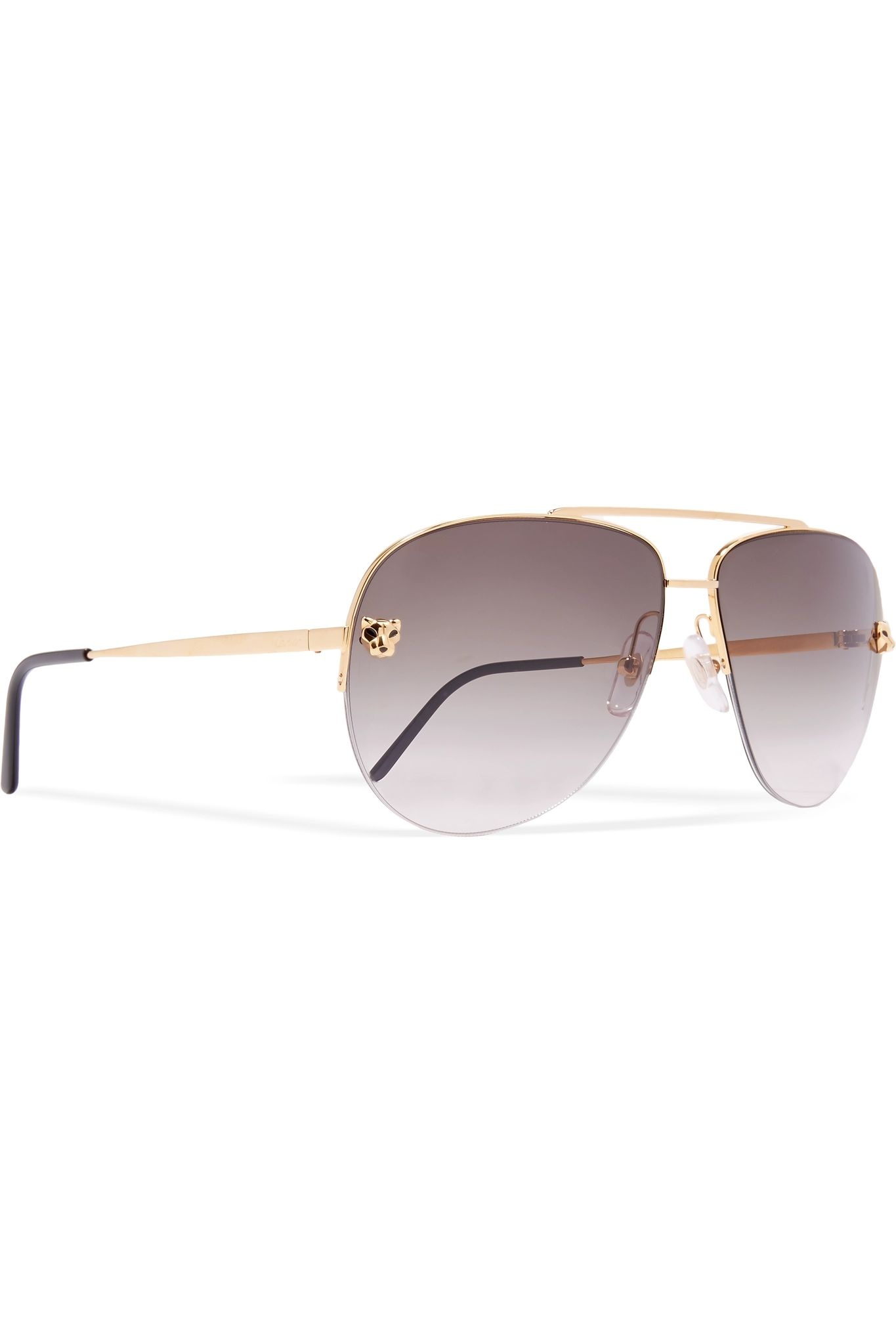 Panthère aviator-style gold-plated sunglasses - 2