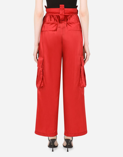 Dolce & Gabbana Satin cargo pants outlook