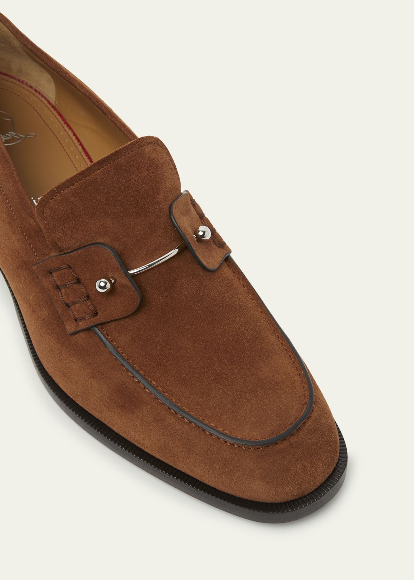 Men's Chambelimoc Collar Pin Penny Loafers - 4