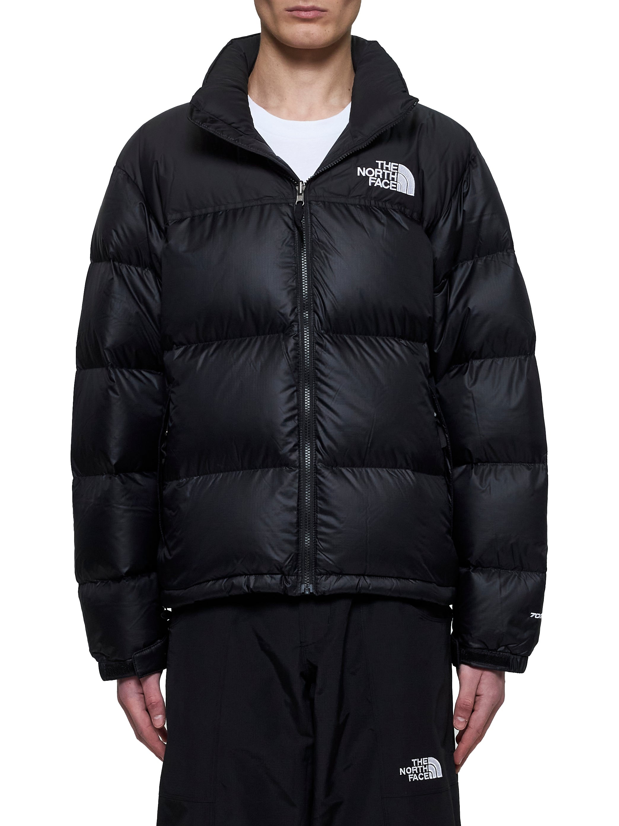 Black Retro Nuptse 1996 jacket - 3