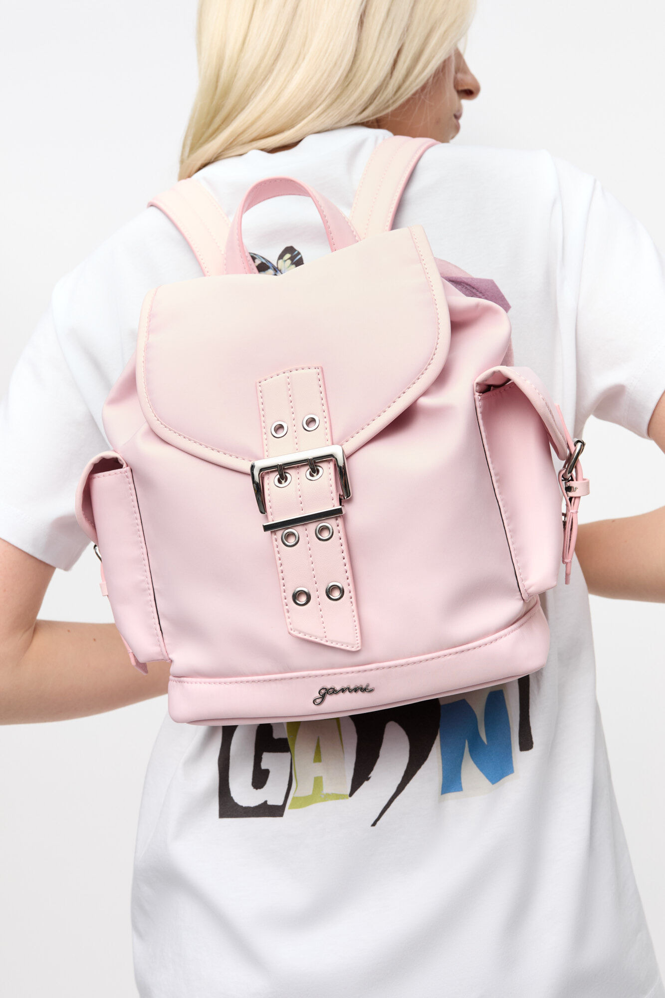 PINK SMALL BUCKY BACKPACK - 3