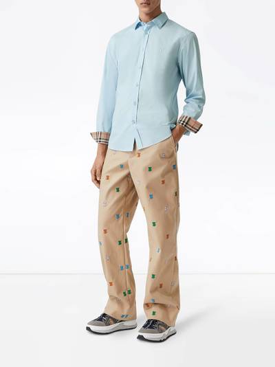 Burberry Monogram Motif slim-fit shirt outlook