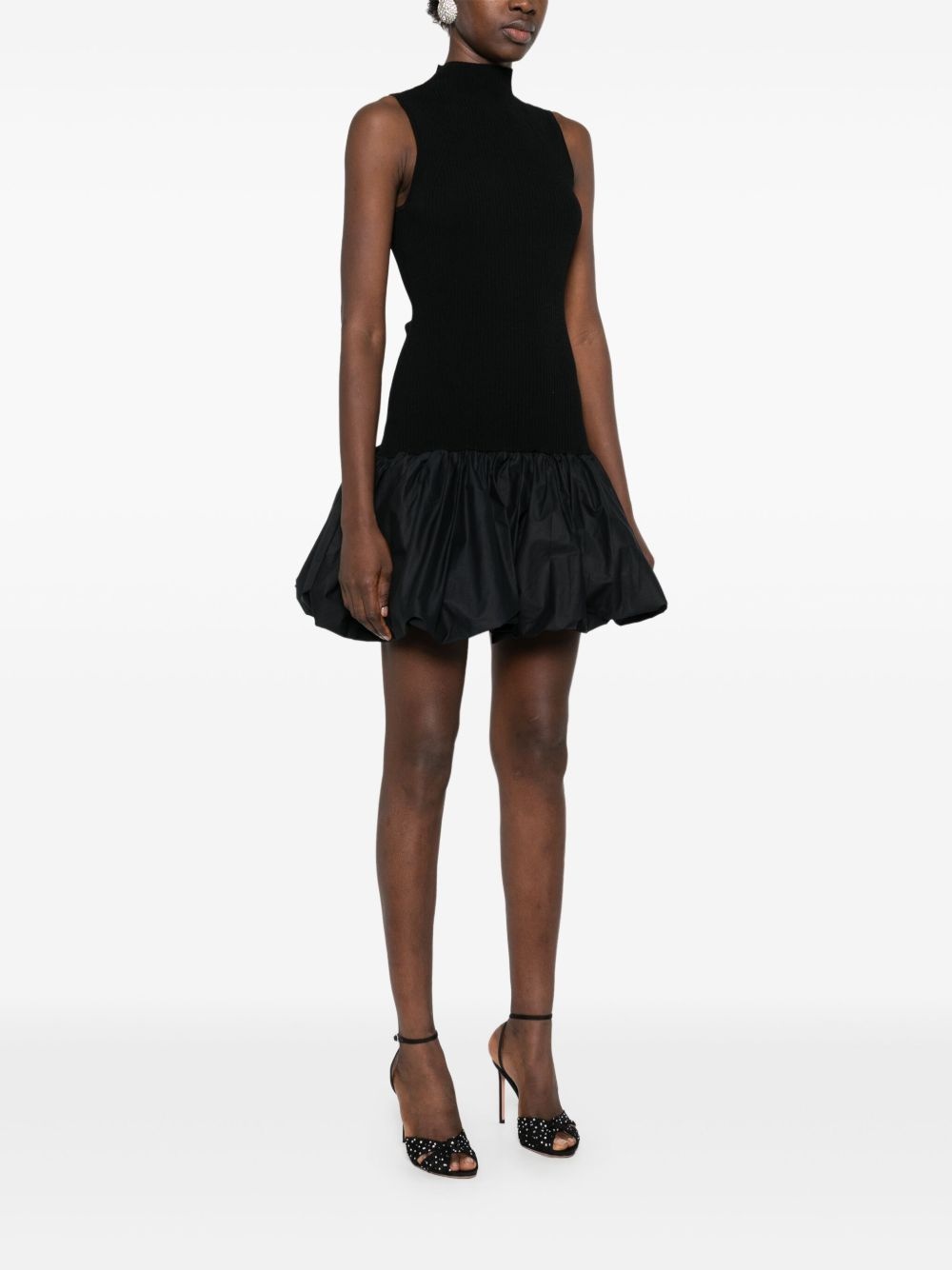 ribbed-knit mini dress - 3