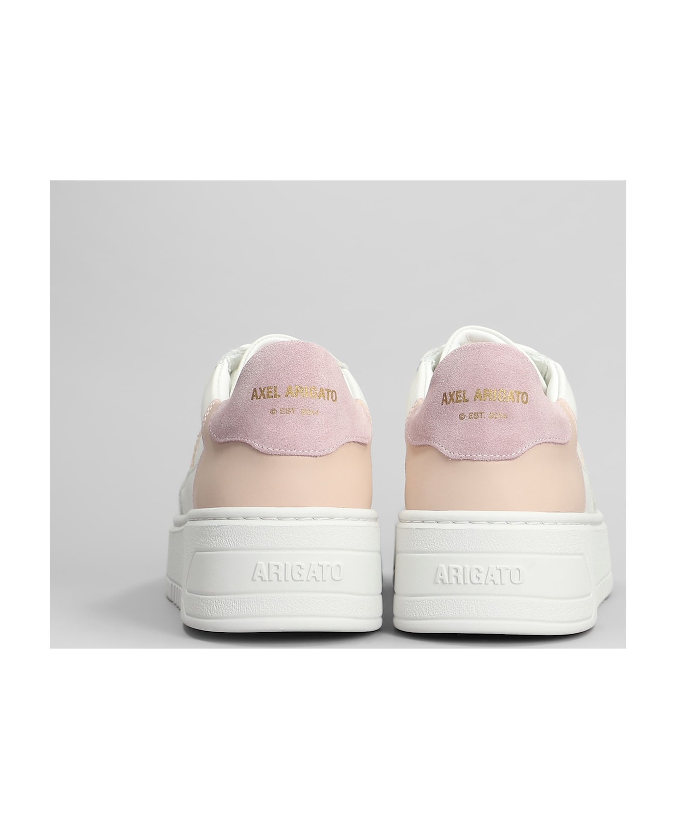 Orbit Vintage Sneakers In White Suede And Leather - 4