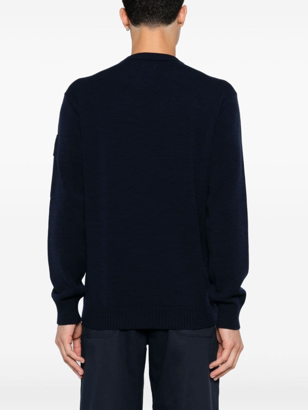 Wool crewneck sweater - 3