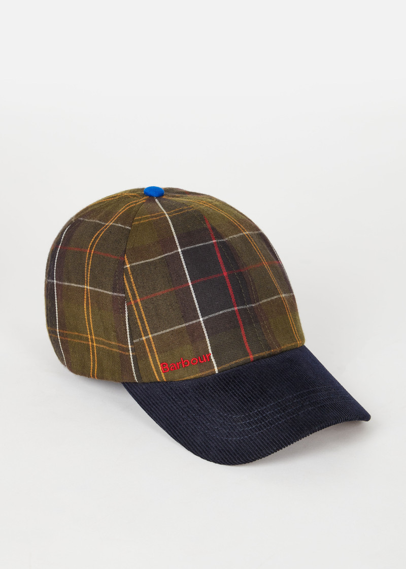 Paul Smith Paul Smith loves Barbour - Mixed Tartan Cap outlook