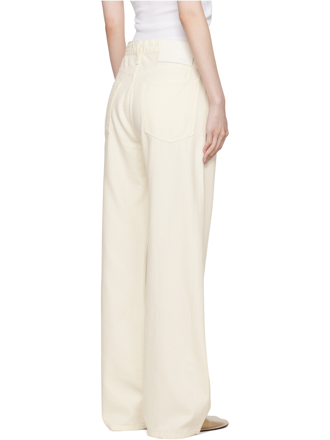 Off-White Featherweight Logan Wide-Leg Jeans - 3