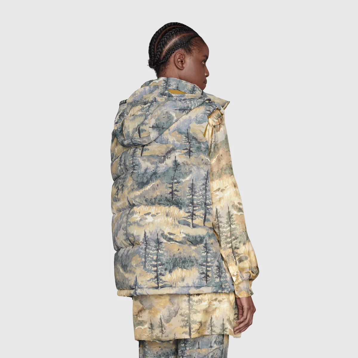 The North Face x Gucci padded vest - 4