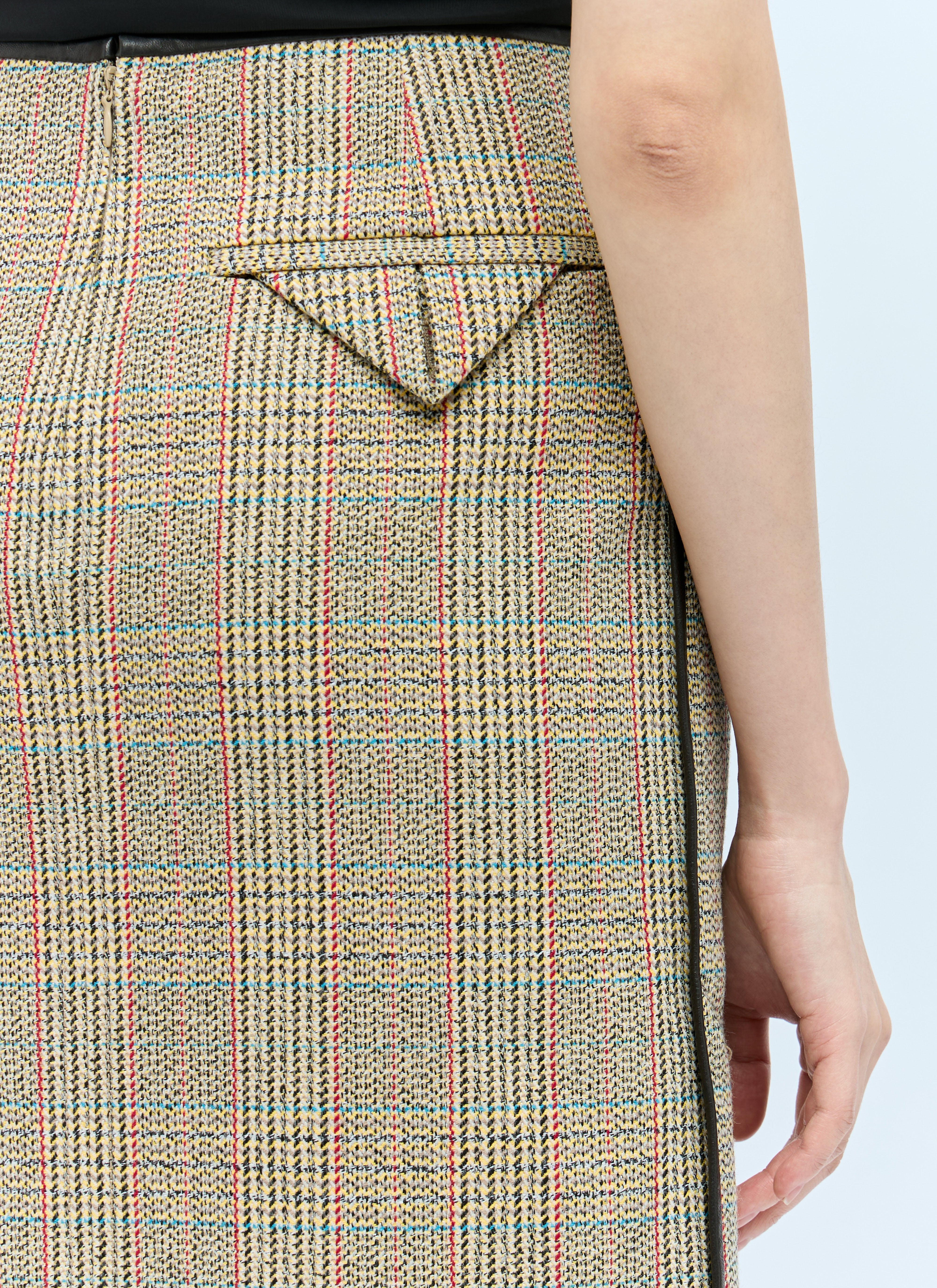 Bottega Veneta Women Prince Of Wales Midi Skirt - 6