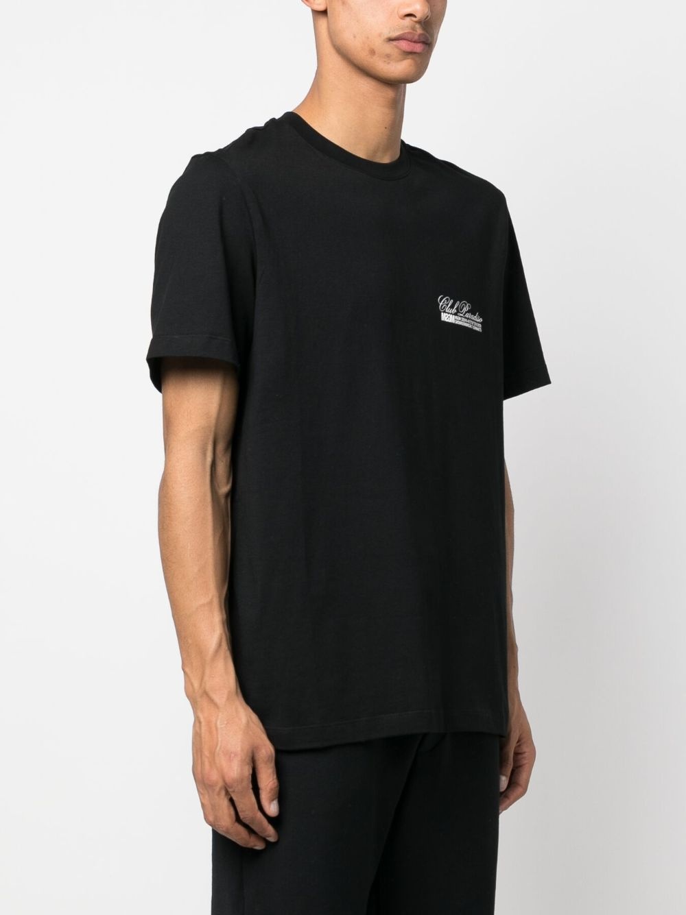 logo-print cotton T-shirt - 4