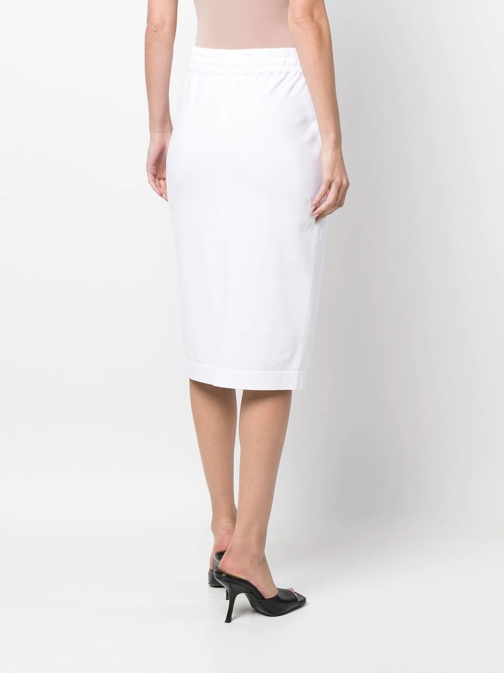 drawstring pencil skirt - 4
