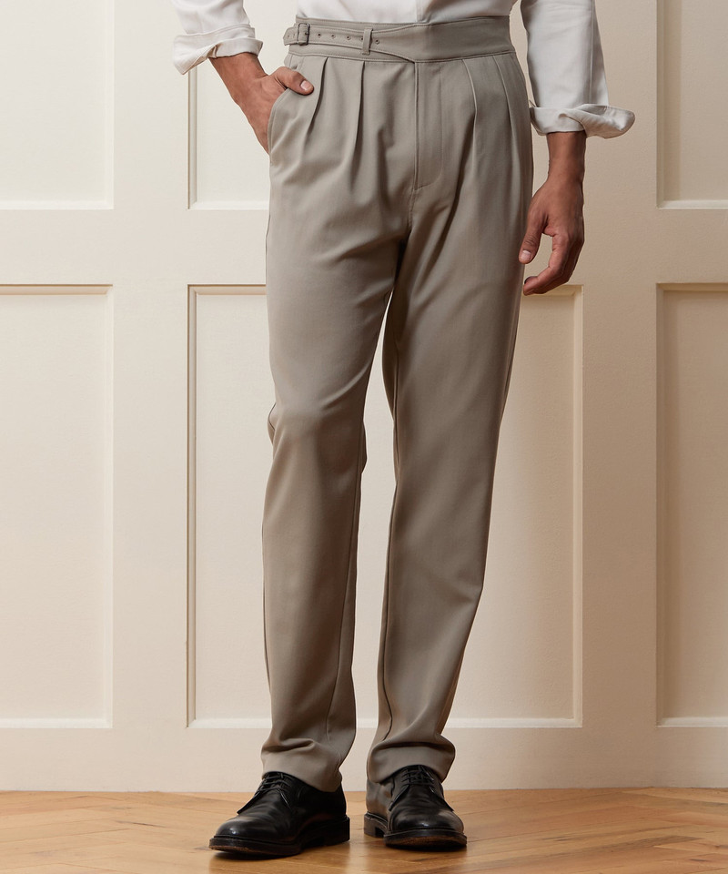 TODD SNYDER Italian Gabardine Single Belt Gurkha Trouser outlook