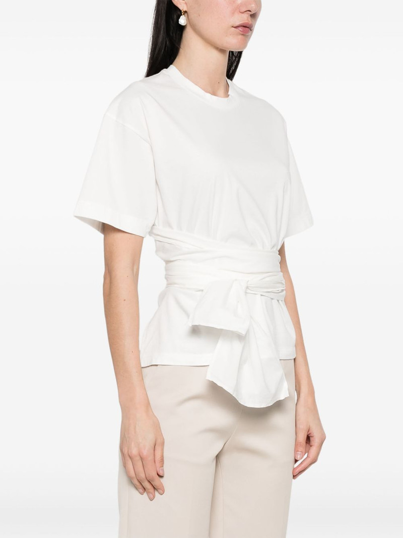 wrap-detail T-shirt 3