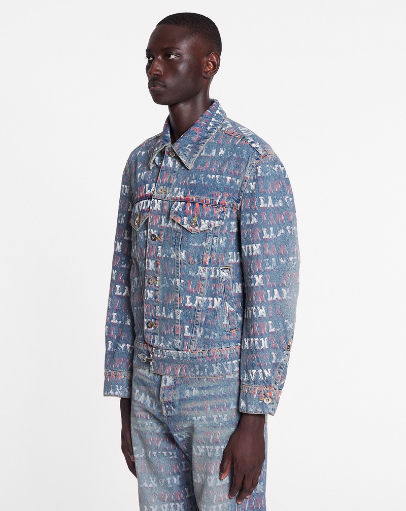 LANVIN X FUTURE UNISEX ASYMMETRICAL PRINTED JACKET 3