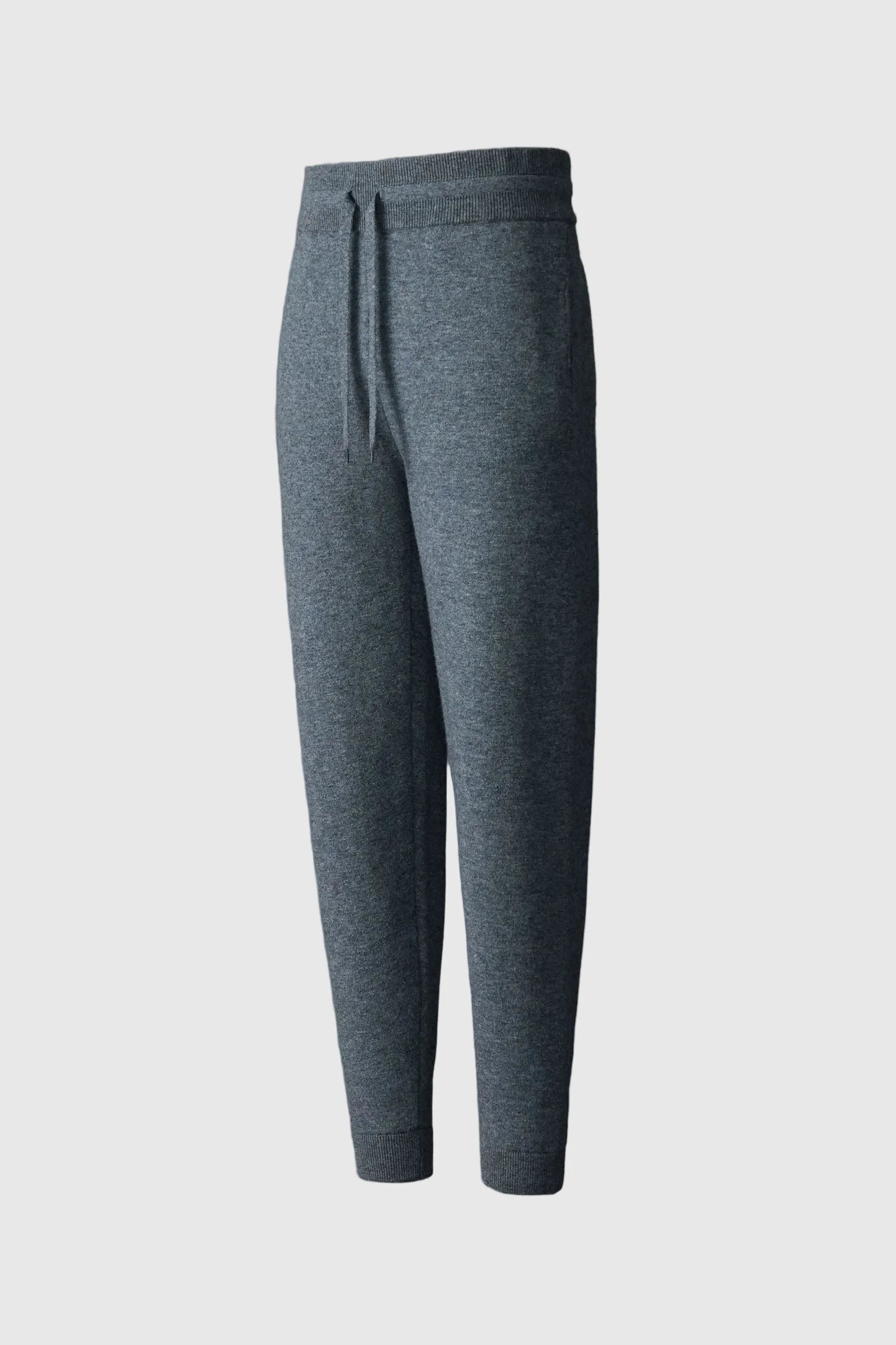 HARRISON-Z Cashmere-Blend Sweatpants With Rib Cuffs - 1