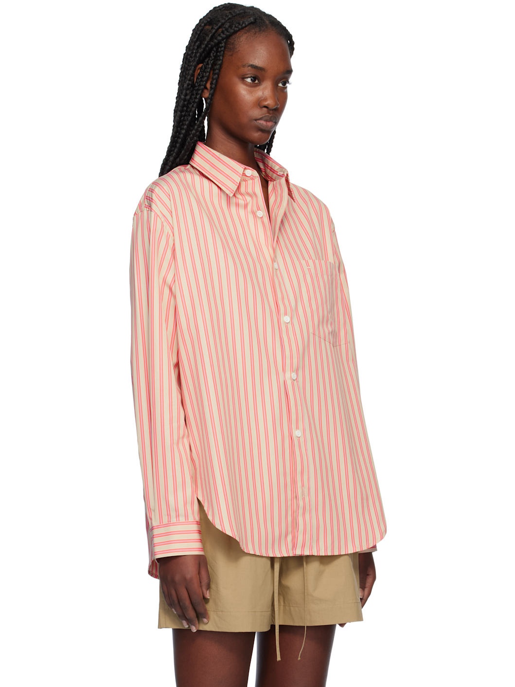 Pink Classic Stripe Shirt - 2