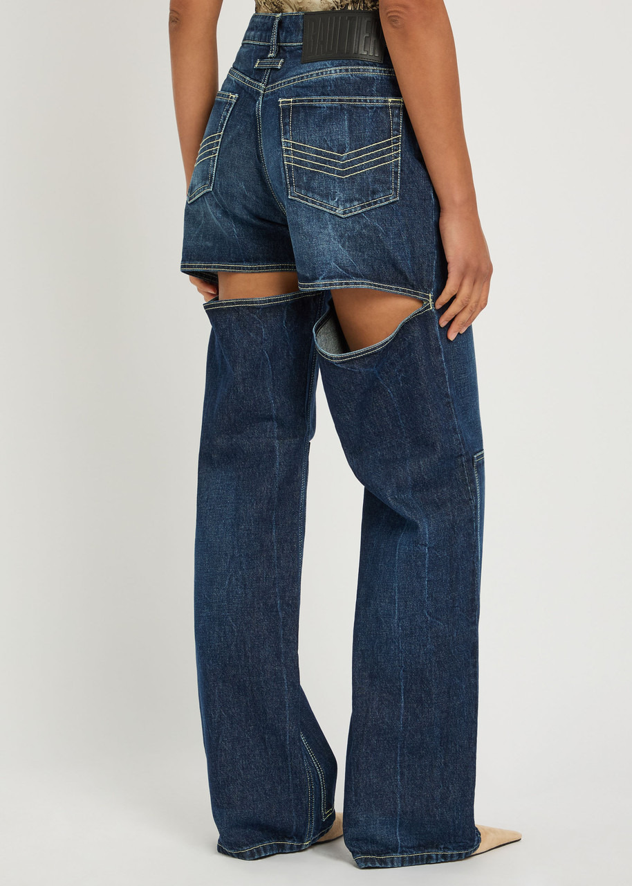 Jean Paul Gaultier Cut-out Straight-leg Jeans - 2