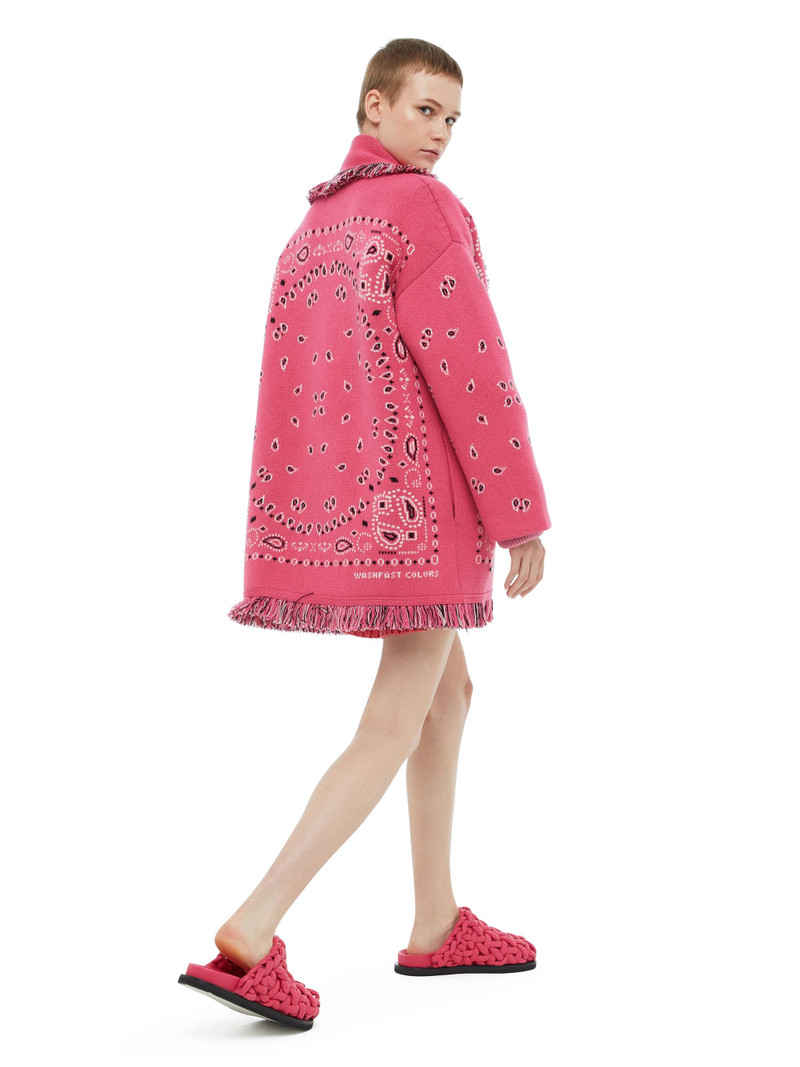 Alanui Bandana Jacquard Cardigan outlook