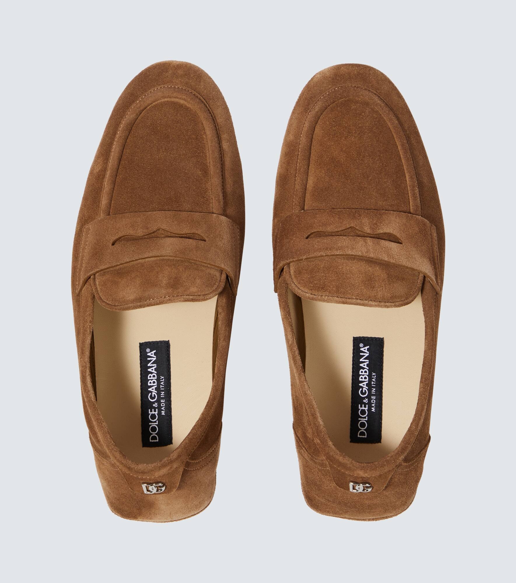 Suede penny loafers - 4
