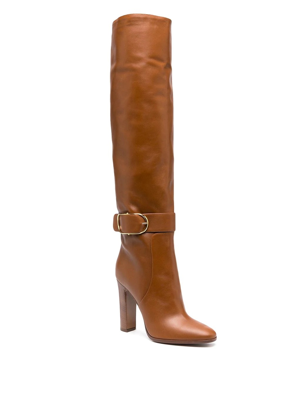 block heel knee-high boots - 2