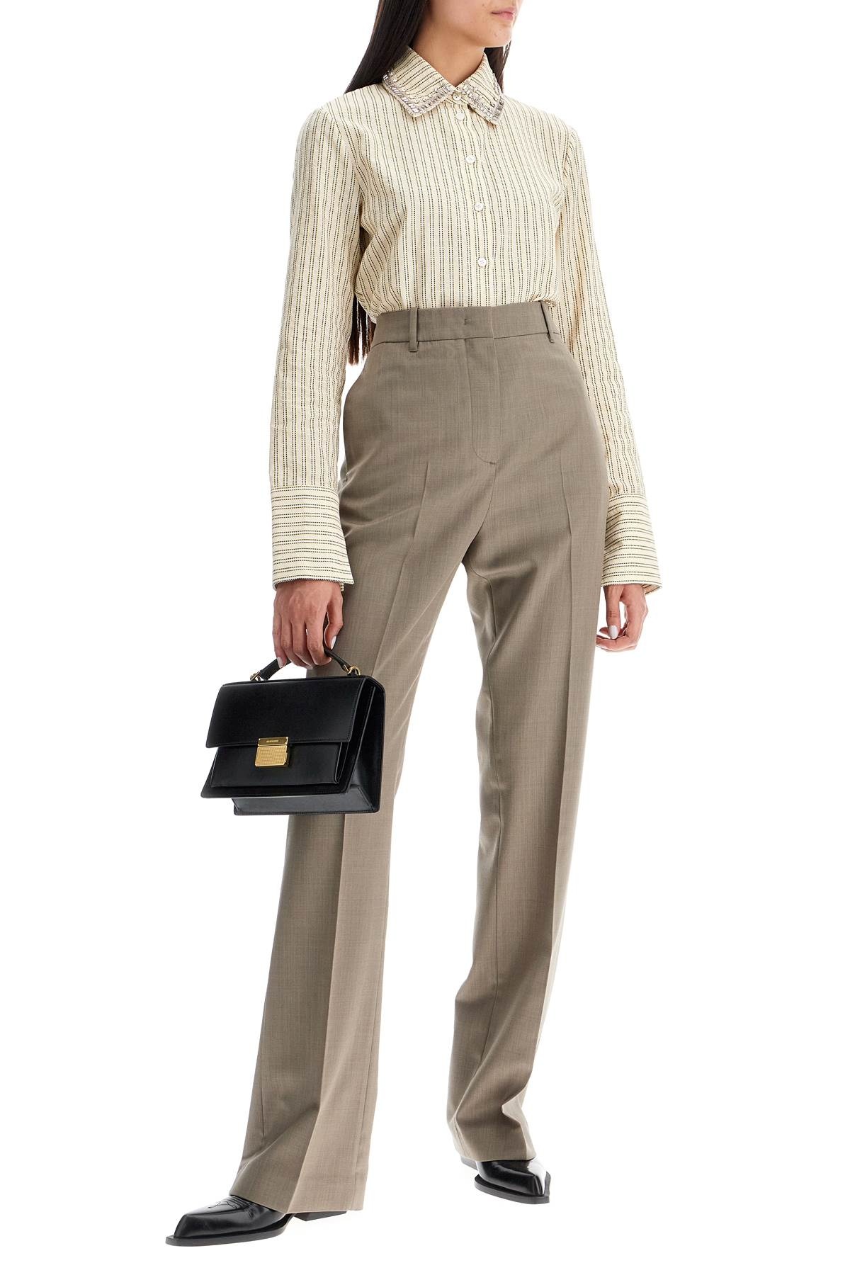 LIGHTWEIGHT TAILORED WOOL TROUSERS - 2