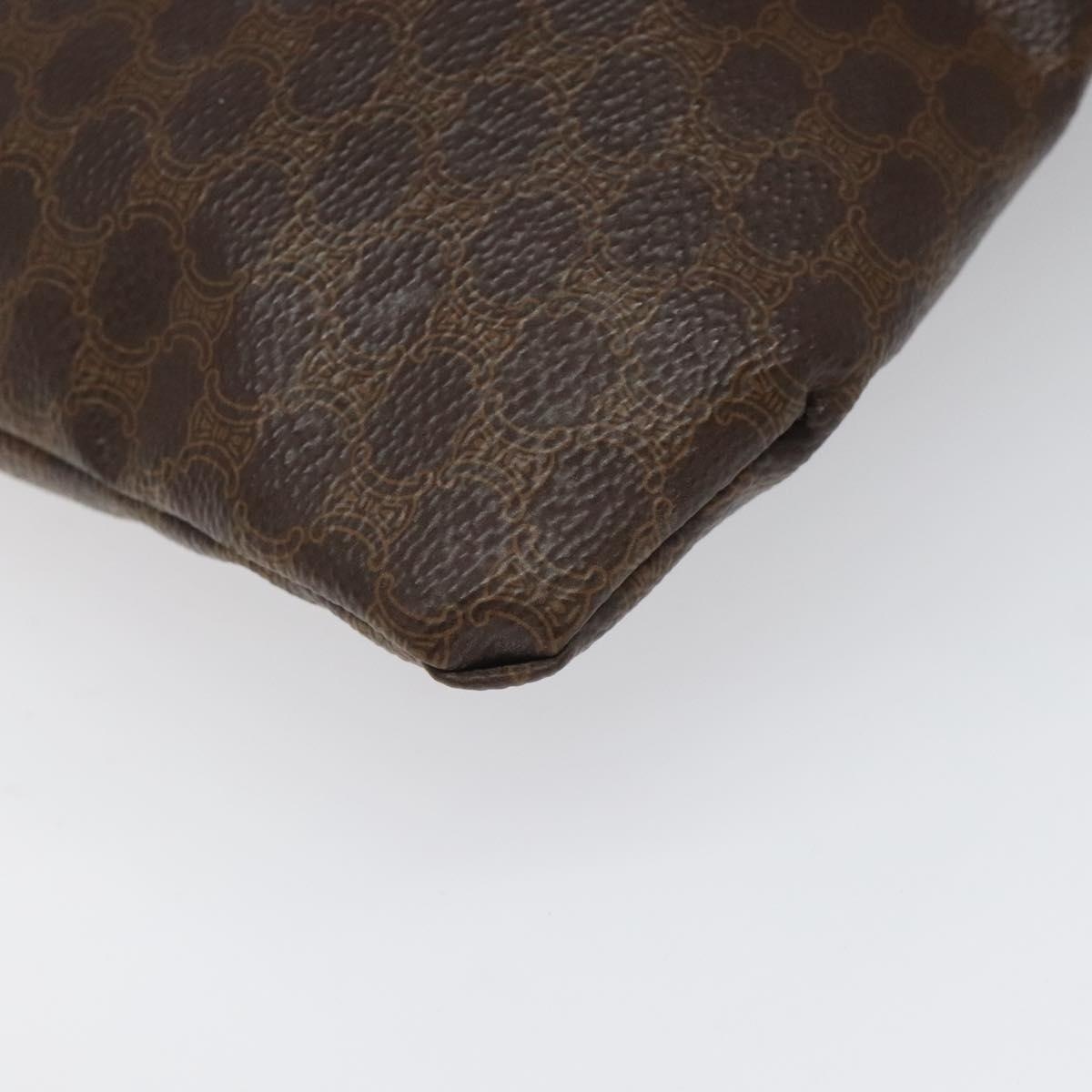 CELINE Macadam Canvas Tote Bag Pvc Brown - 14