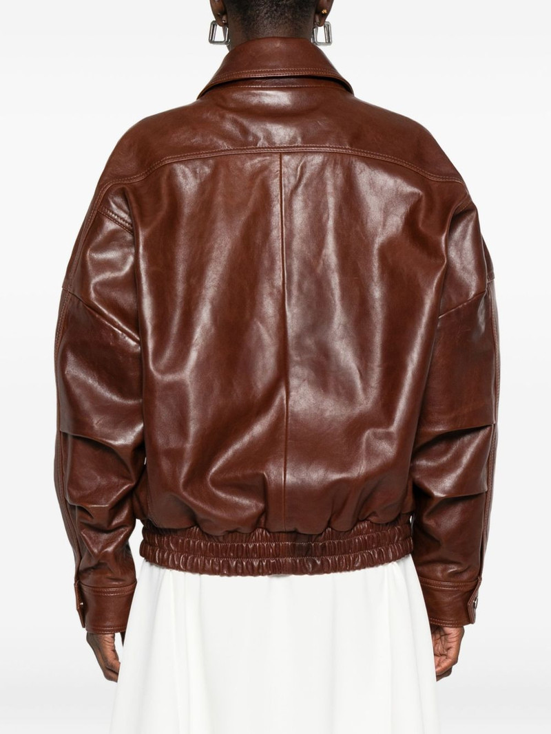 Dalme leather bomber jacket 4