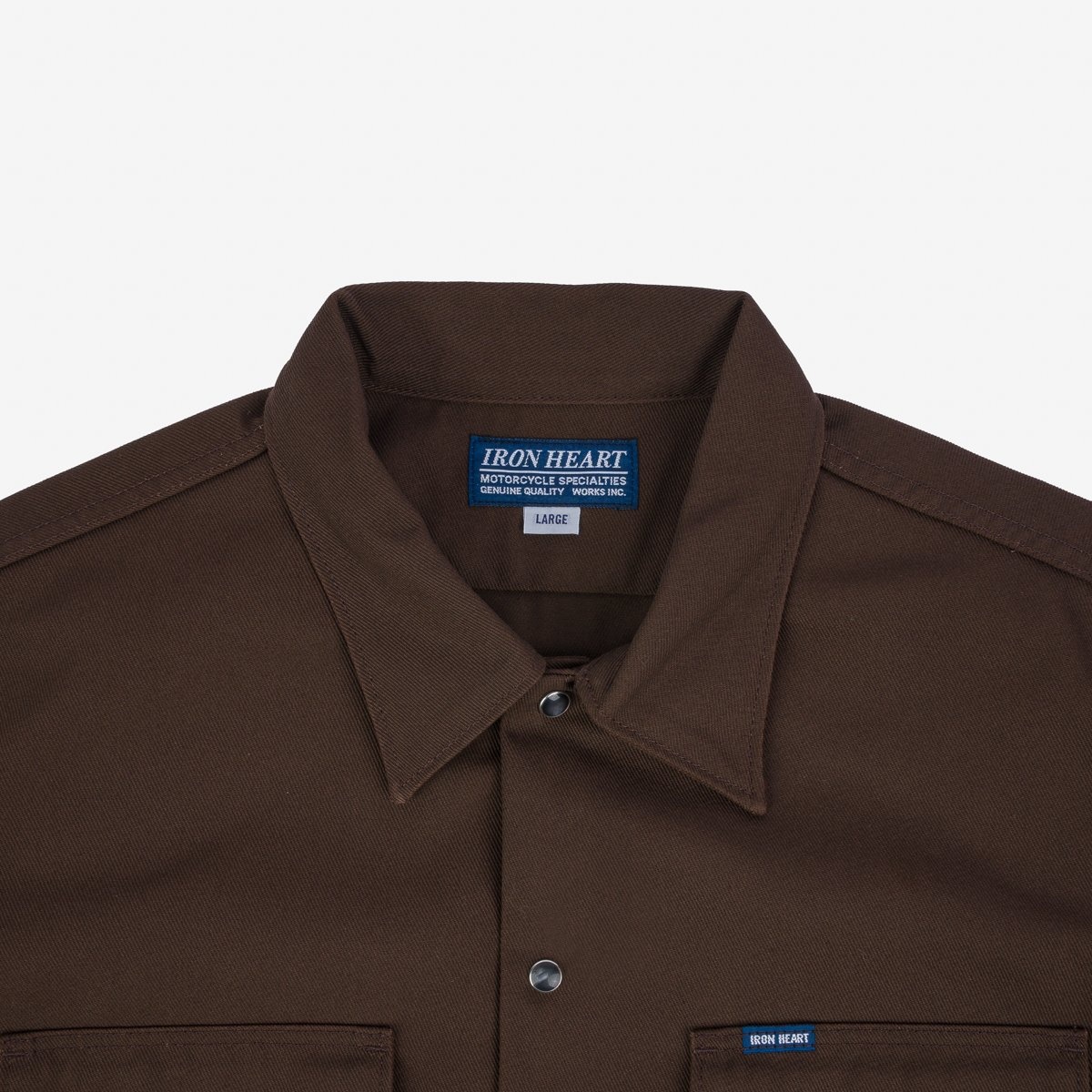 IHSH-364-BRN 11oz T/C Mechanic Shirt - Brown - 8