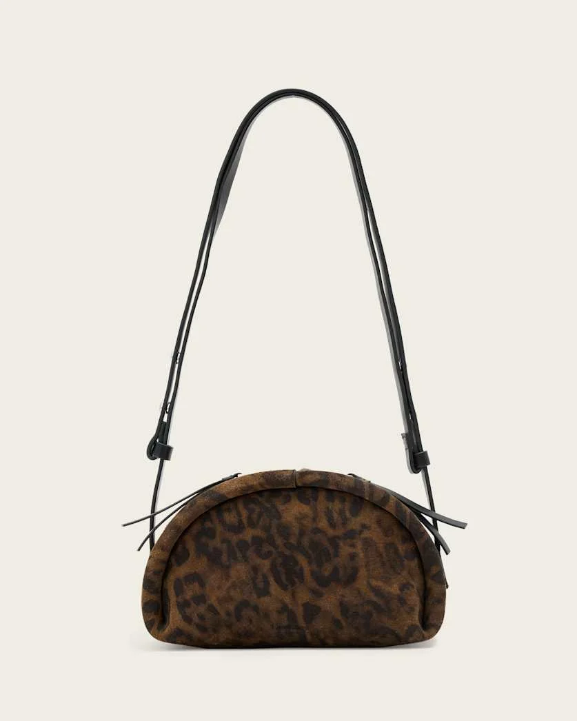 ROSALIE LEOPARD LEATHER CROSSBODY BAG - 1
