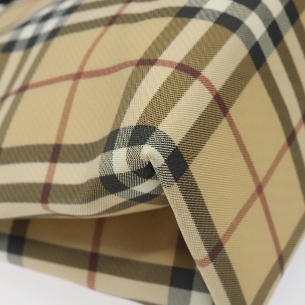Burberry Nova Check Hand Bag Pvc Beige - 16