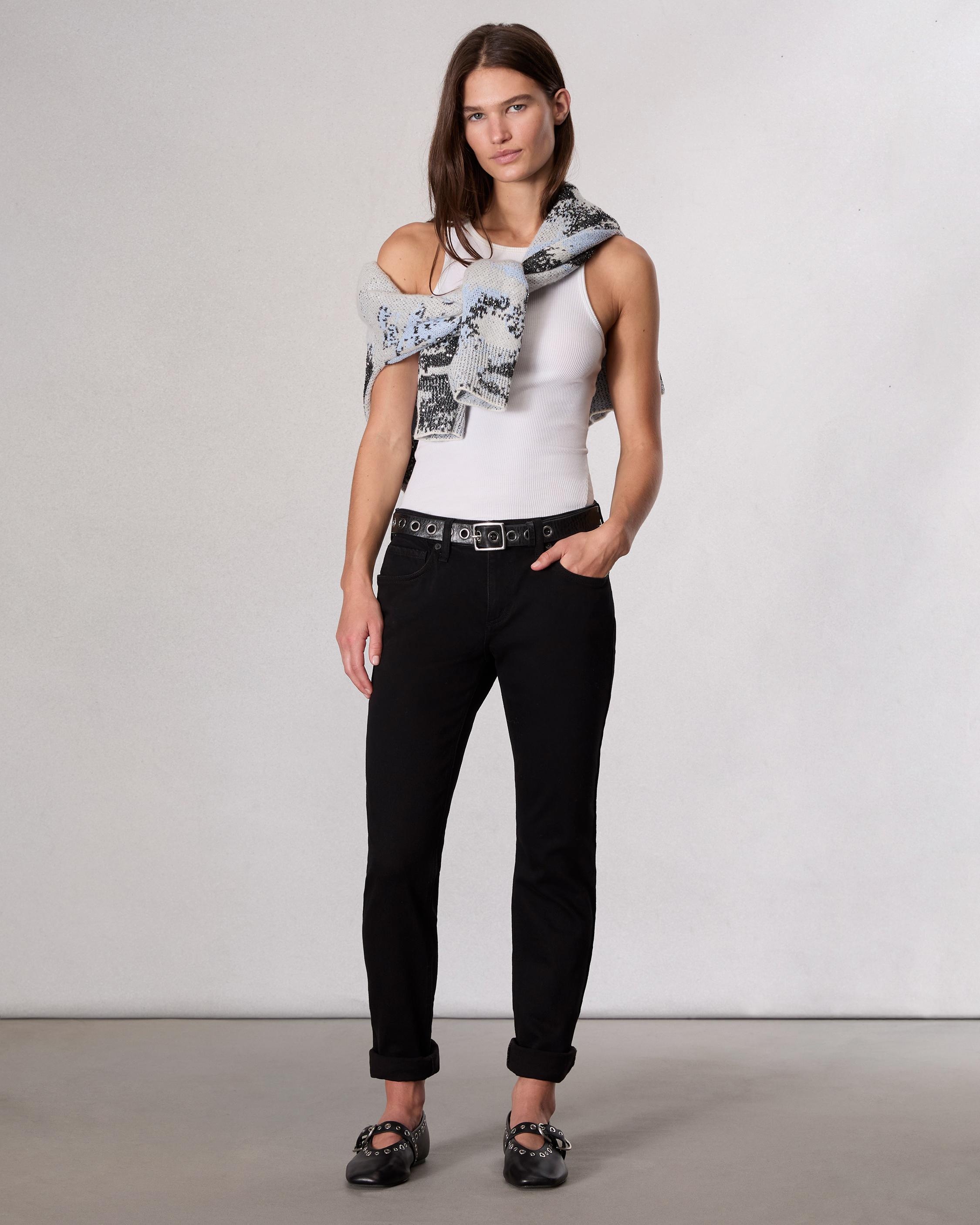 Dre Slim Boyfriend Jean
Vintage Stretch Denim - 2