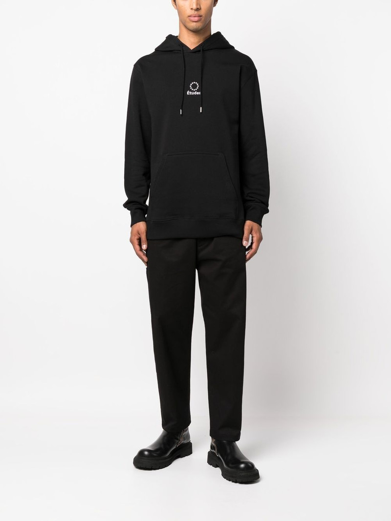 Étude logo-print organic cotton hoodie outlook