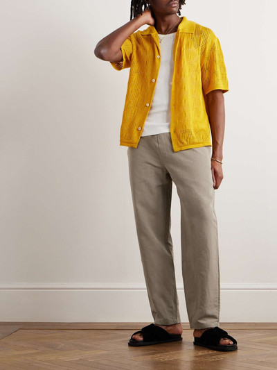 A KIND OF GUISE Banasa Straight-Leg Cotton and Linen-Blend Trousers outlook