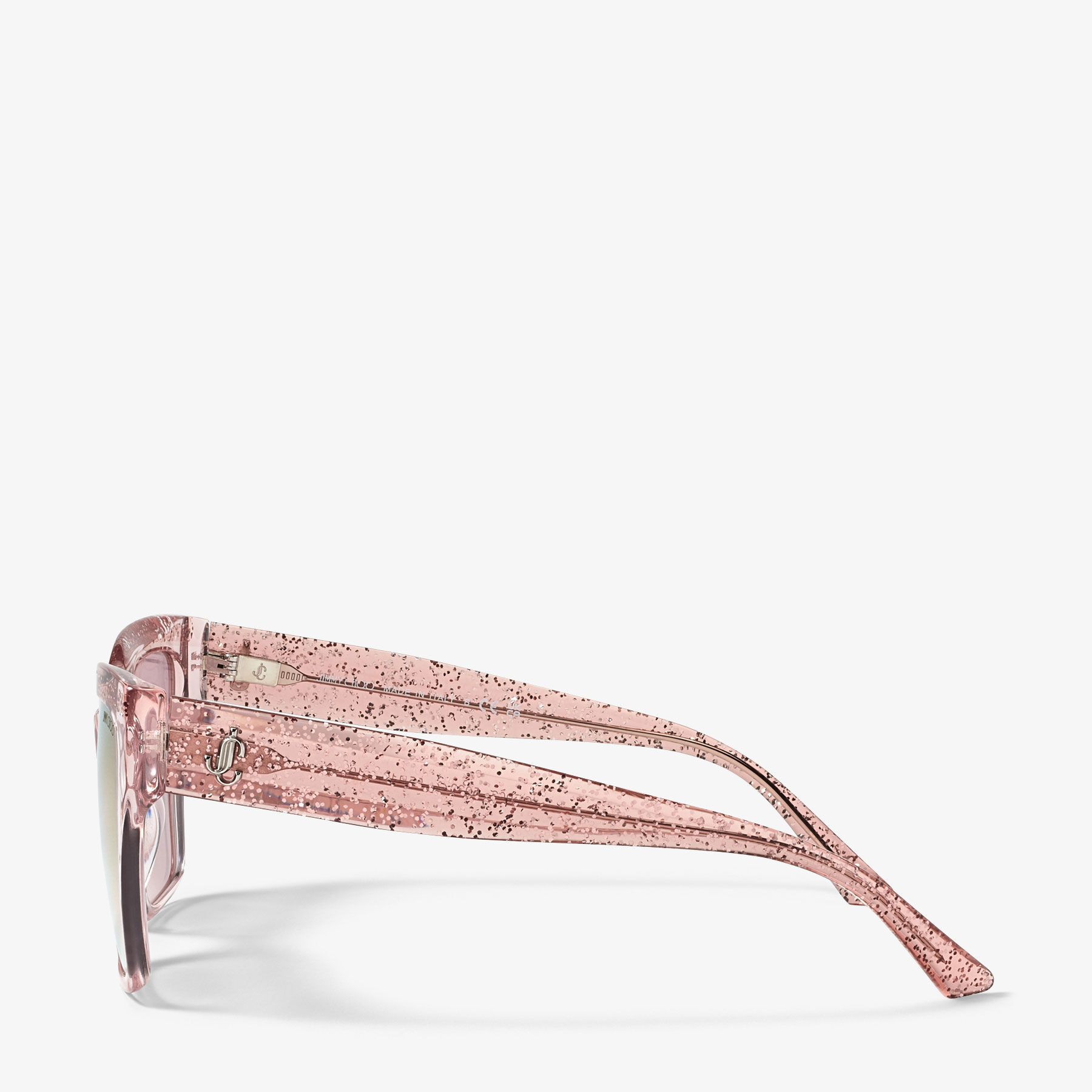 Giava
Pink Glitter Square Sunglasses - 3