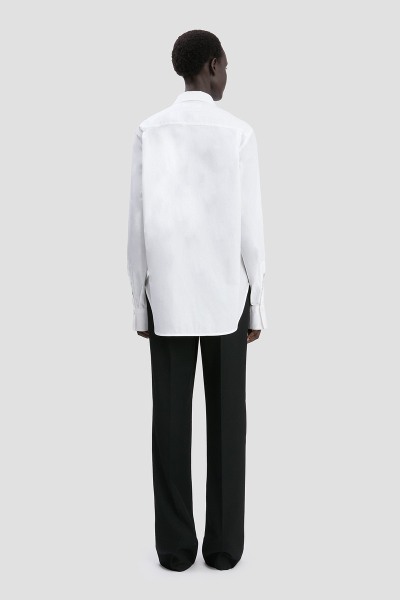 Pin Tuck Shirt In White 5