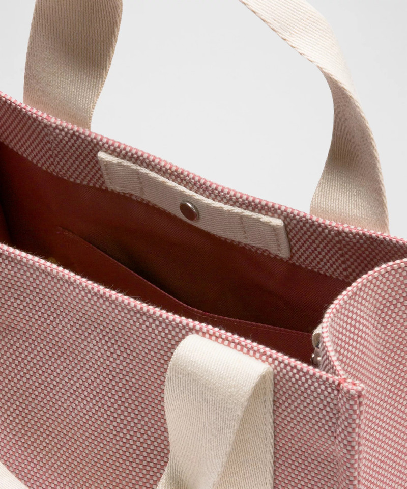 Two-Tone Canvas Mini Tote Bag 4.5L 5