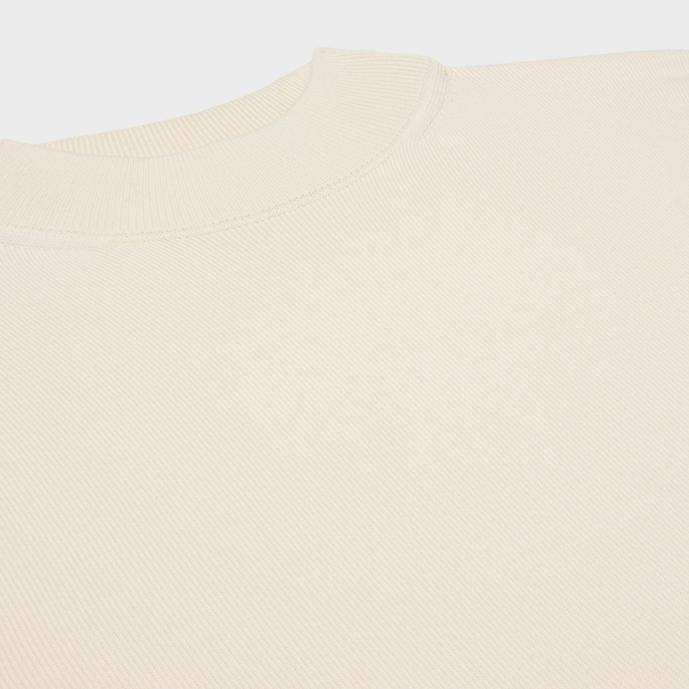 triomphe high collar sweater in wool - 3