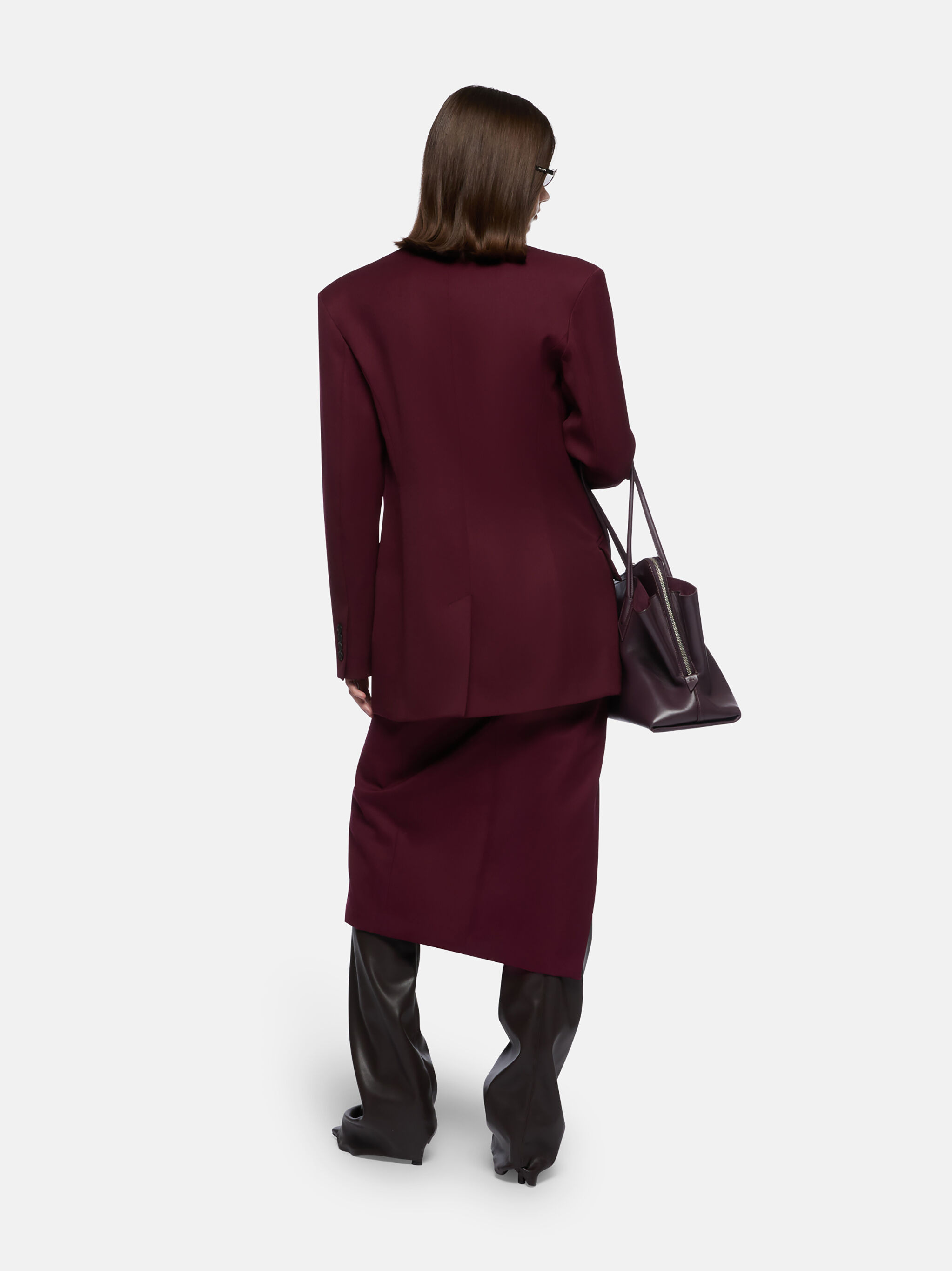 BURGUNDY JACKET - 3