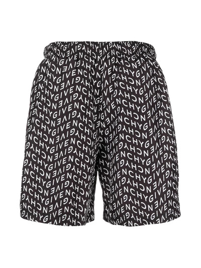 Givenchy logo pattern swimming shorts outlook