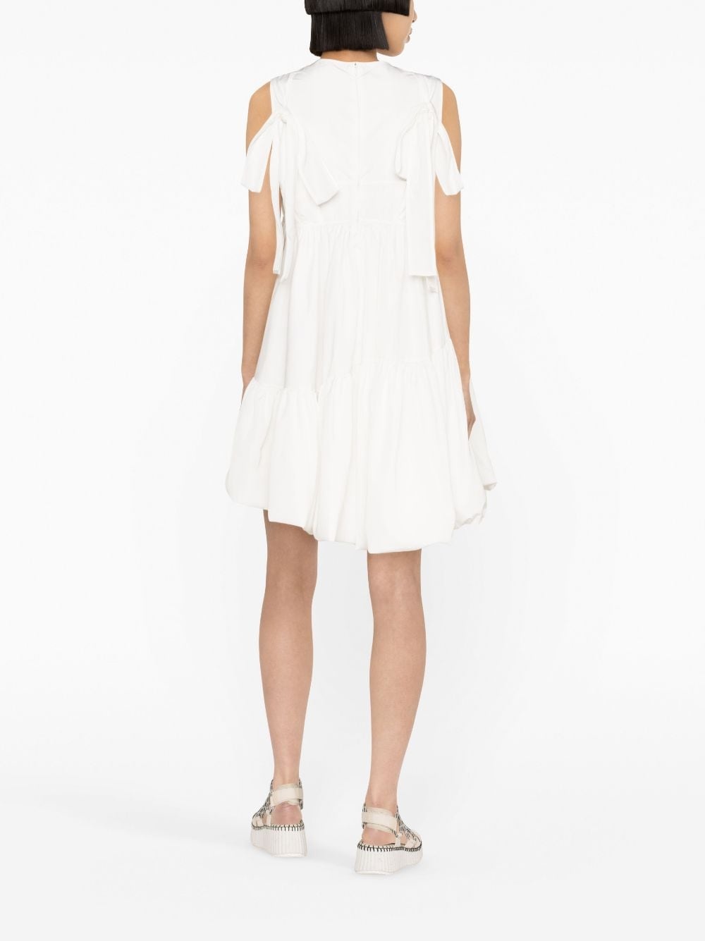bow-detail minidress - 4