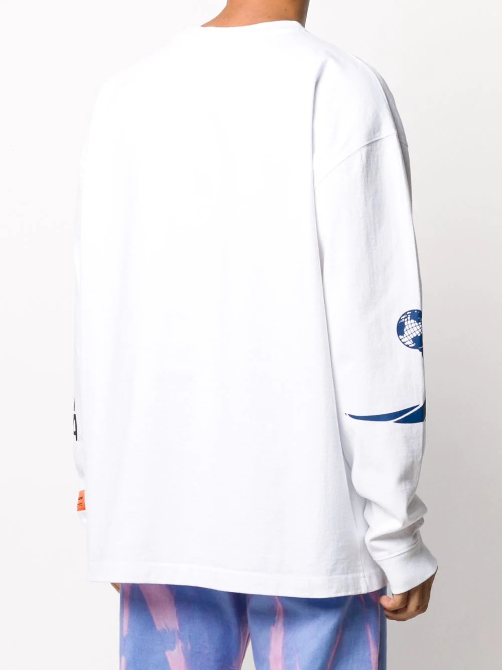 embroidered-logo sweatshirt - 4