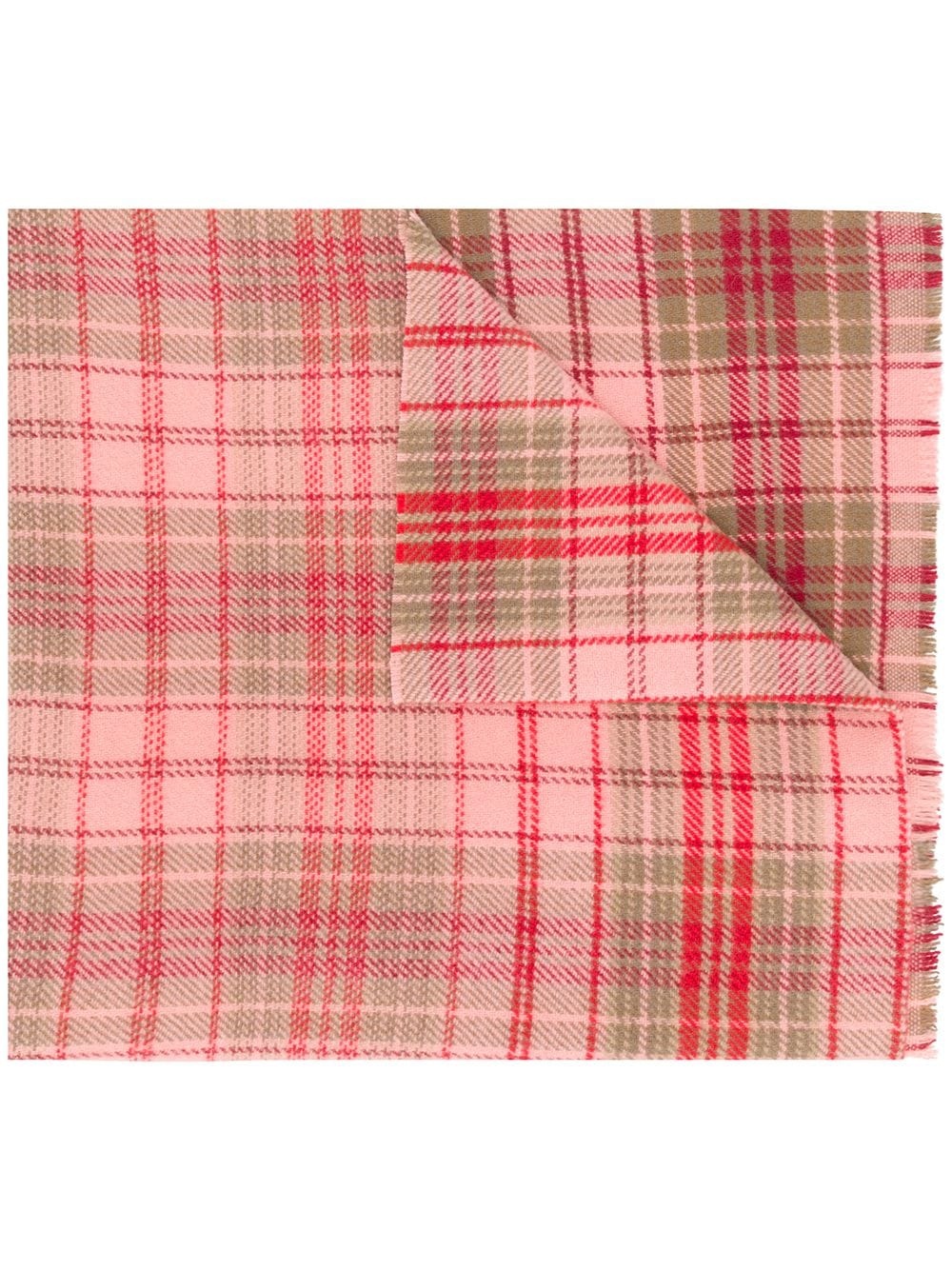 Cassiar Check oversized scarf - 1