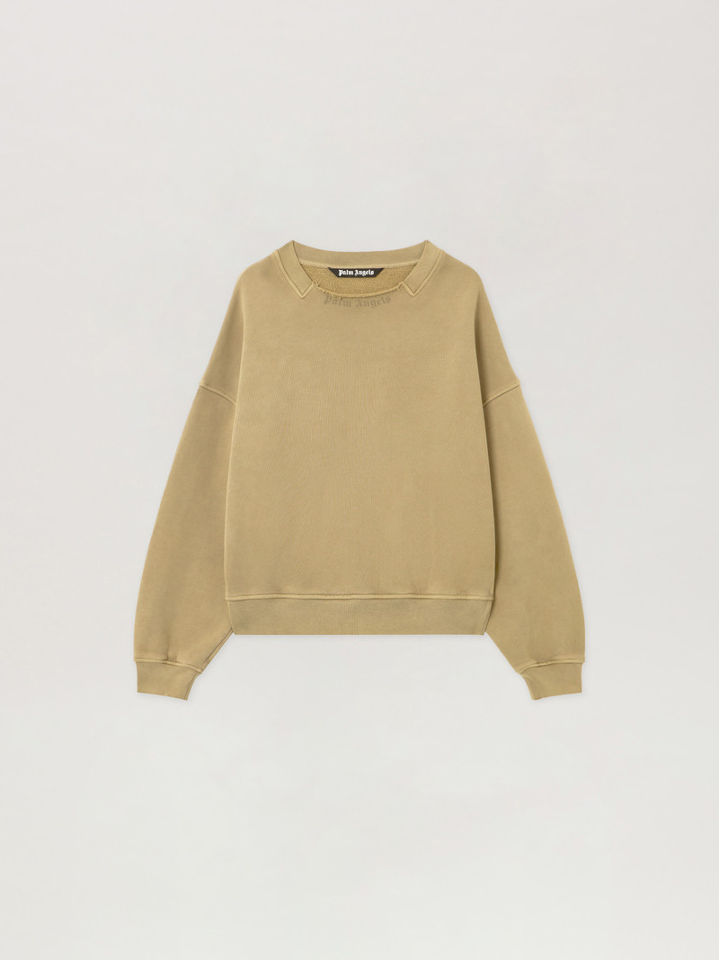 Curved Logo Loose Collar Crew 1