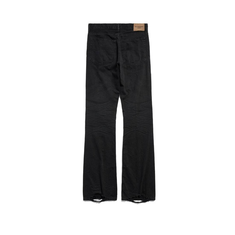 BALENCIAGA Low Waist Straight Pants in Black outlook